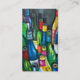 Carte de visite de vin