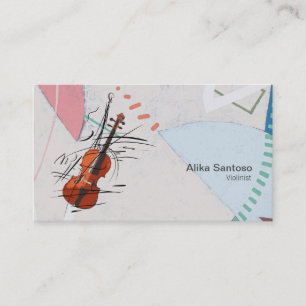 Carte de visite de violoniste