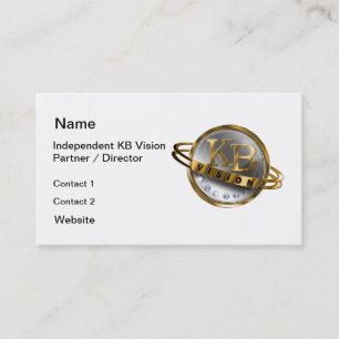 Carte de visite de vision de KB