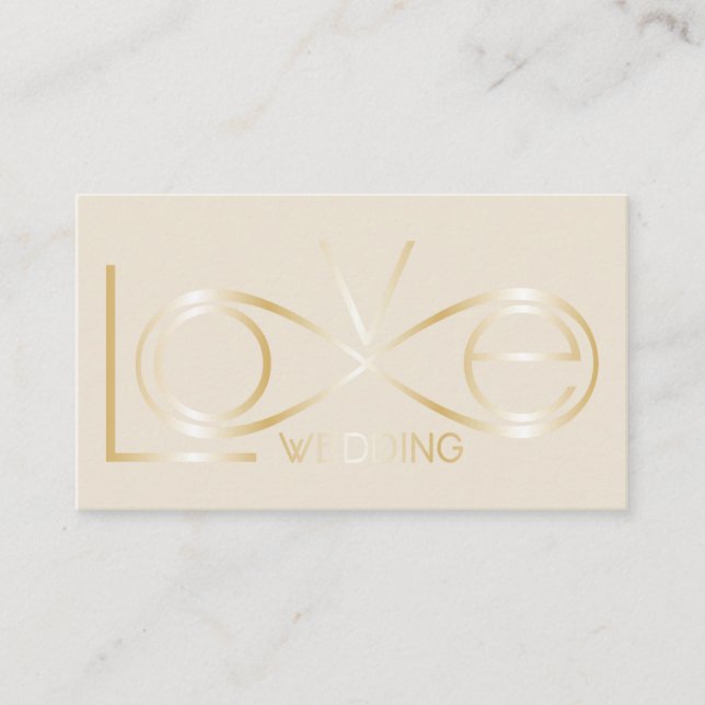 Carte de visite de wedding planner (Devant)