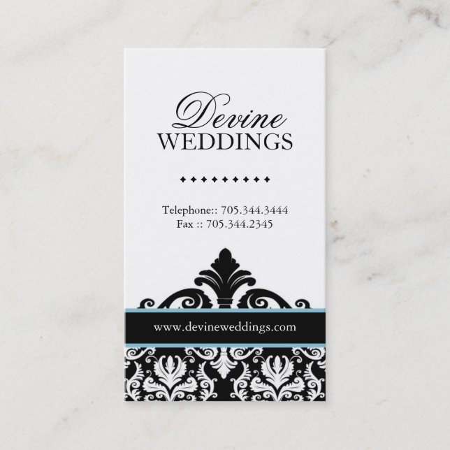 Carte de visite de wedding planner (Devant)
