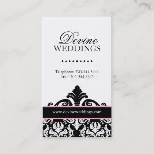 Carte de visite de wedding planner
