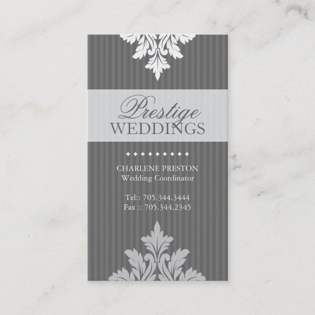 CARTE DE VISITE DE WEDDING PLANNER (Devant)