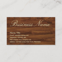 Carte de visite de Woody