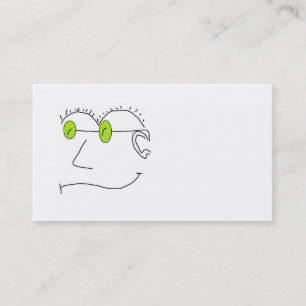 Carte de visite de yeux verts