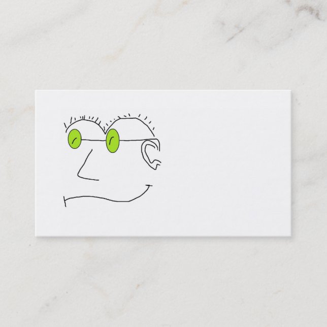 Carte de visite de yeux verts (Devant)