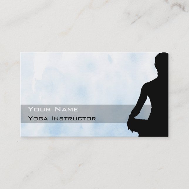 Carte de visite de yoga (Devant)