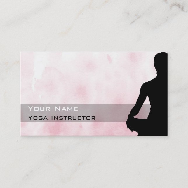 Carte de visite de yoga (Devant)