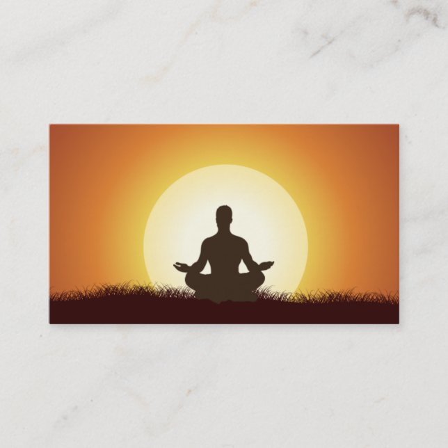 Carte de visite de yoga (Devant)