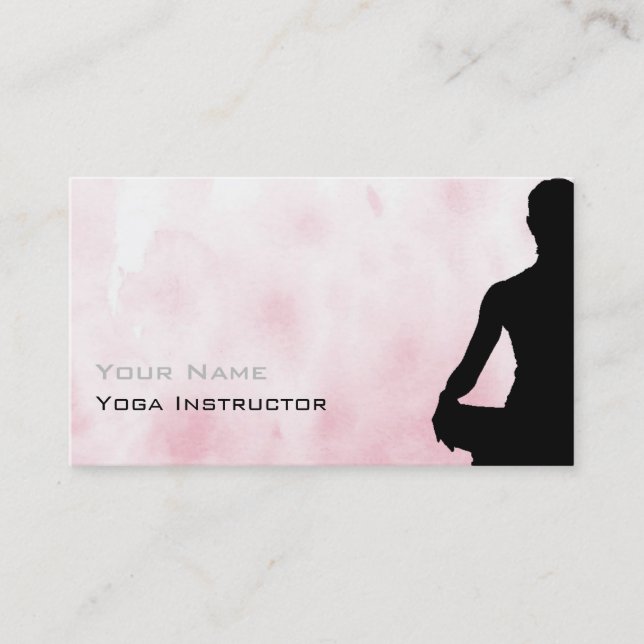 Carte de visite de yoga (Devant)
