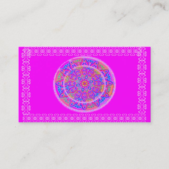 Carte de visite de yoga de spa de santé de santé (Devant)