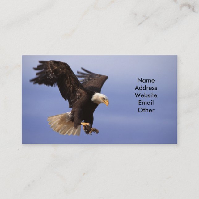 Carte de visite d'Eagle (Devant)