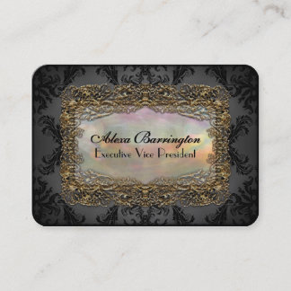 Carte De Visite Debsaulea Elegant Gold Professional