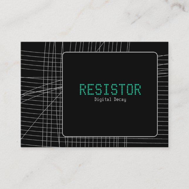 Carte De Visite Décapage numérique (Devant)