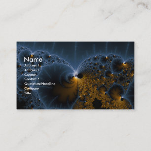 Carte De Visite Déchirer des gelées - Art Fractal
