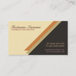 Carte De Visite Décor Architecte Simple et Design avec Logo Busine
