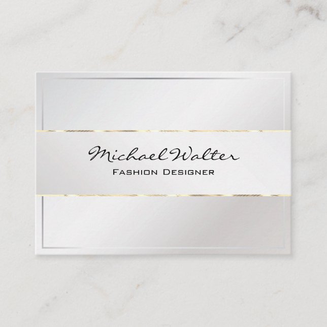 Carte De Visite Décor de style chic (Devant)