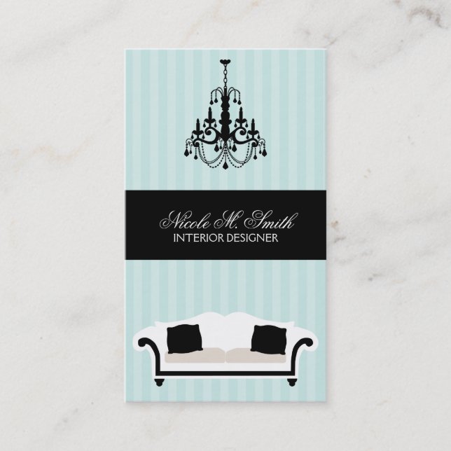 Carte De Visite Décor Design (Devant)