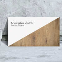Décor géométrique moderne en bois blanc