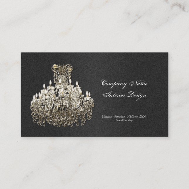 Carte De Visite Décorateur de lustre (Devant)