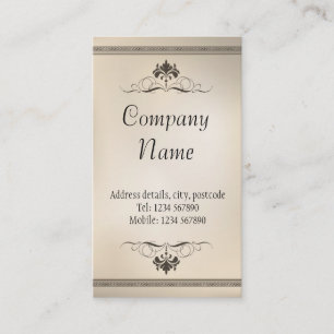 Carte de visite décoratif