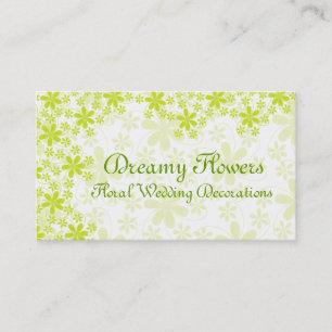 Carte De Visite Décorations florales Mariages