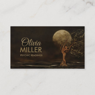 Carte De Visite Déesse Arbre - Culte de la Lune