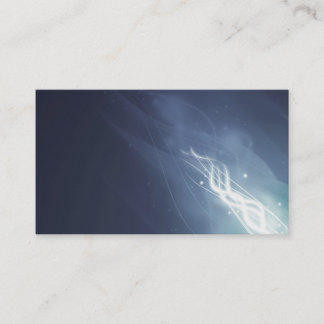 Carte de visite d'effet lumineux bleu foncé