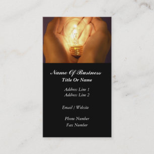 Carte de visite d'électricien