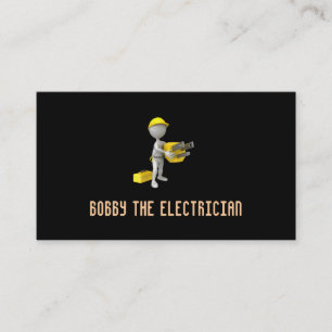 Carte de visite d'électricien
