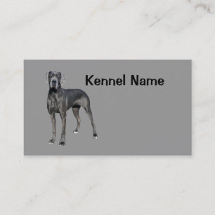 Carte de visite d'éleveur de great dane