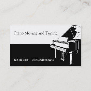 Carte De Visite Déménagement et accordeurs de piano Déménageurs Ré
