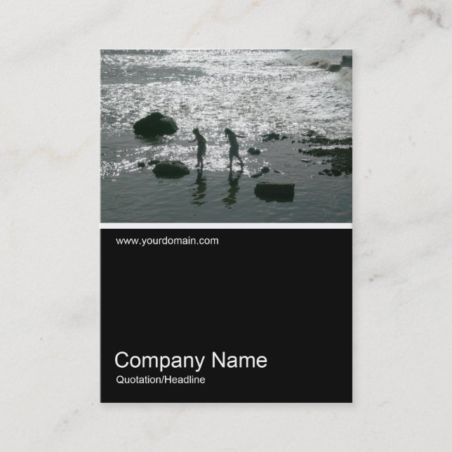 Carte De Visite Demi&Demi Photo 060 - Pierres à pas (Devant)