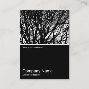 Carte De Visite Demi-mi-photo 0305 - Branches d'hiver SC