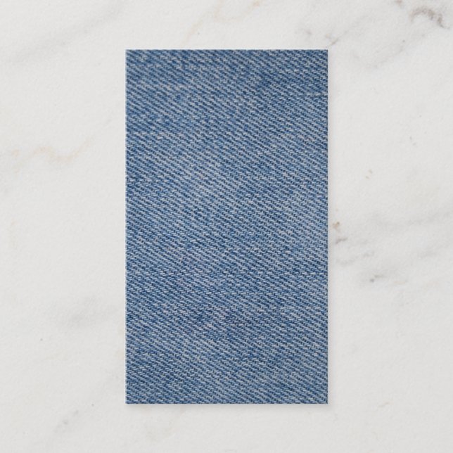 Carte De Visite Denim (Devant)