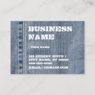 Carte De Visite Denim