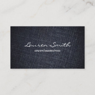 Carte De Visite Denim