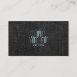 Carte De Visite Denim noir
