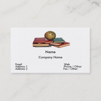 Carte de visite d'enseignement supérieur