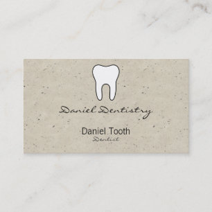 Carte De Visite dent symbolique