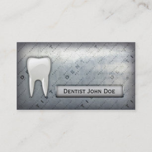 carte de visite dentaire de bureau de dentiste