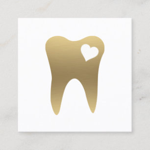 Carte de visite Dental Gold Teeth