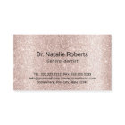 Dentist Tooth Blush Rose Gold Parties scintillant 