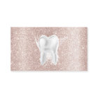 Dentist Tooth Blush Rose Gold Parties scintillant 