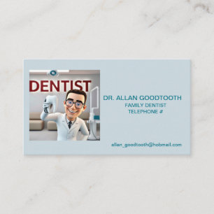 CARTE DE VISITE " DENTISTE "