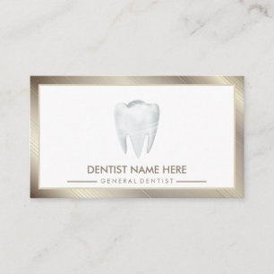 Carte De Visite Dentiste Clinique dentaire blanchiment des dents S