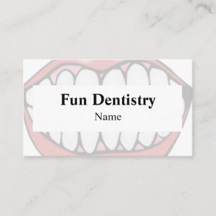 Carte de visite dentiste de bouche