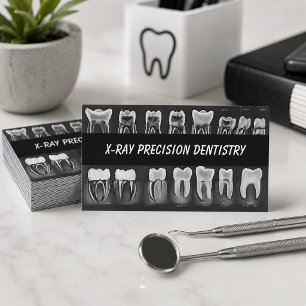 Carte De Visite Dentiste dentaire de précision à rayons X