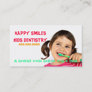 Carte De Visite Dentiste Dentaire Dentiste Dentisté Docteur Smile 