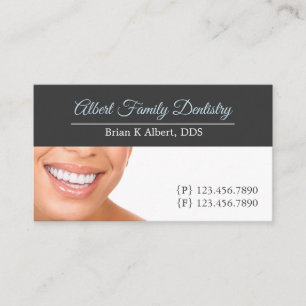 Carte De Visite Dentiste Dentaire Dentisterie Médecin Sourire Entr
